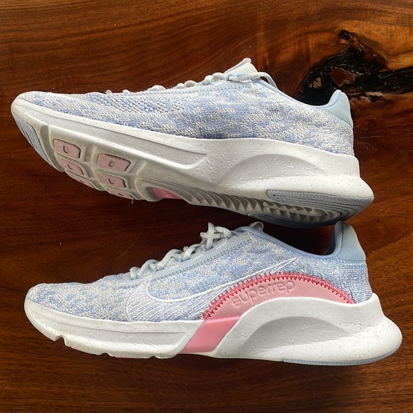 Nike Superrep Go 3 Flyknit Woman's Volt White Shoes DH3393 005- Size 8 - Picture 3 of 8